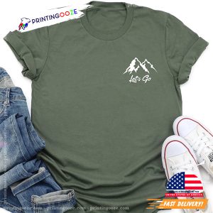 Lets Go Hiking Mountain Adventure Shirt 2