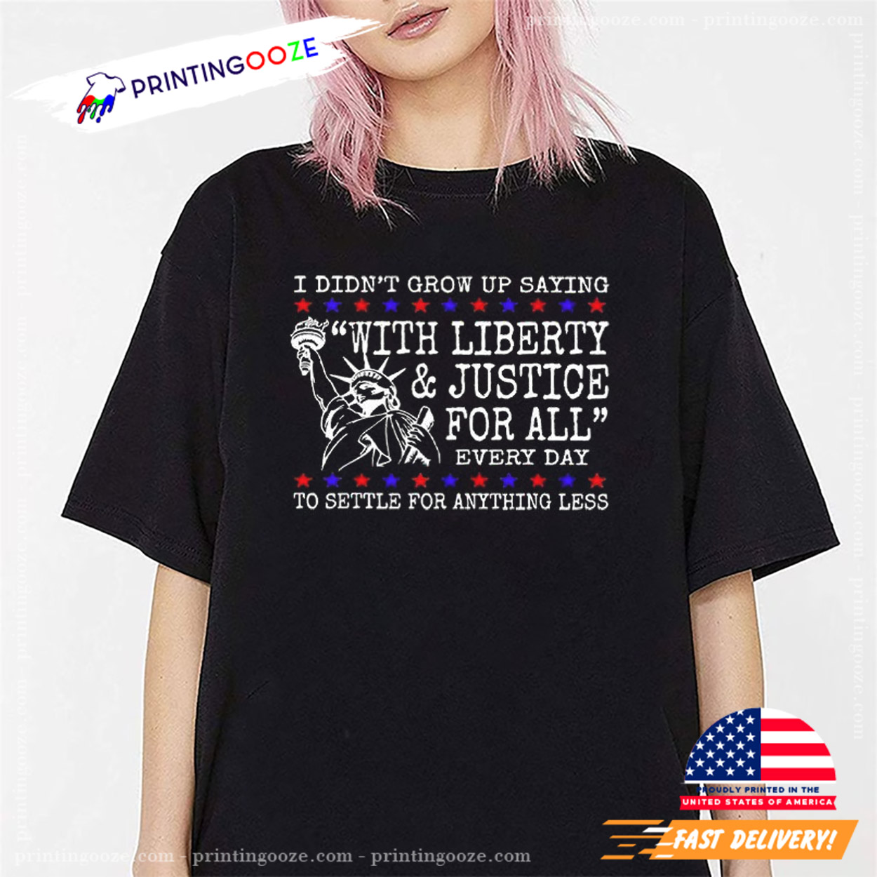 Liberty And Justice 4th Of July T-Shirt Liberty And Justice 4th Of July T-Shirt