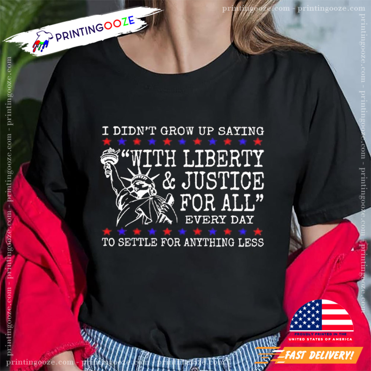 Liberty And Justice 4th Of July T-Shirt Liberty And Justice 4th Of July T-Shirt
