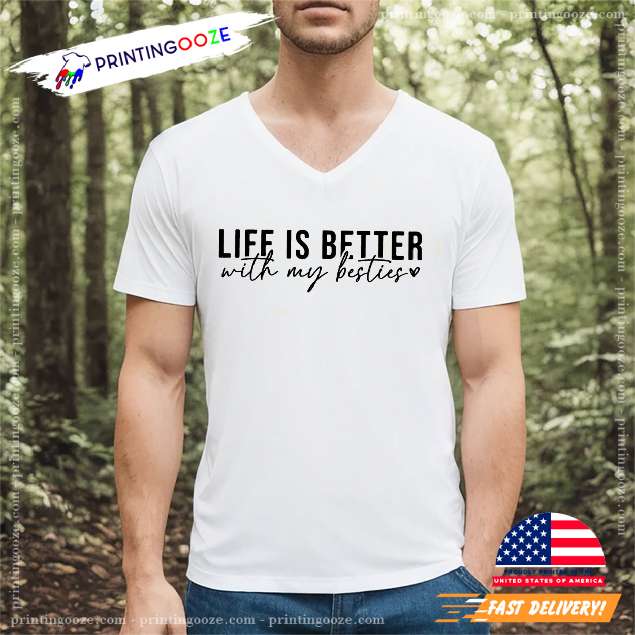Life Is Better With My Besties Happy Best Friend Day Shirt Life Is Better With My Besties Happy Best Friend Day Shirt