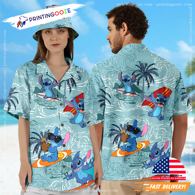 Lilo And Stitch Beach Holiday Hawaiian Shirt Lilo And Stitch Beach Holiday Hawaiian Shirt