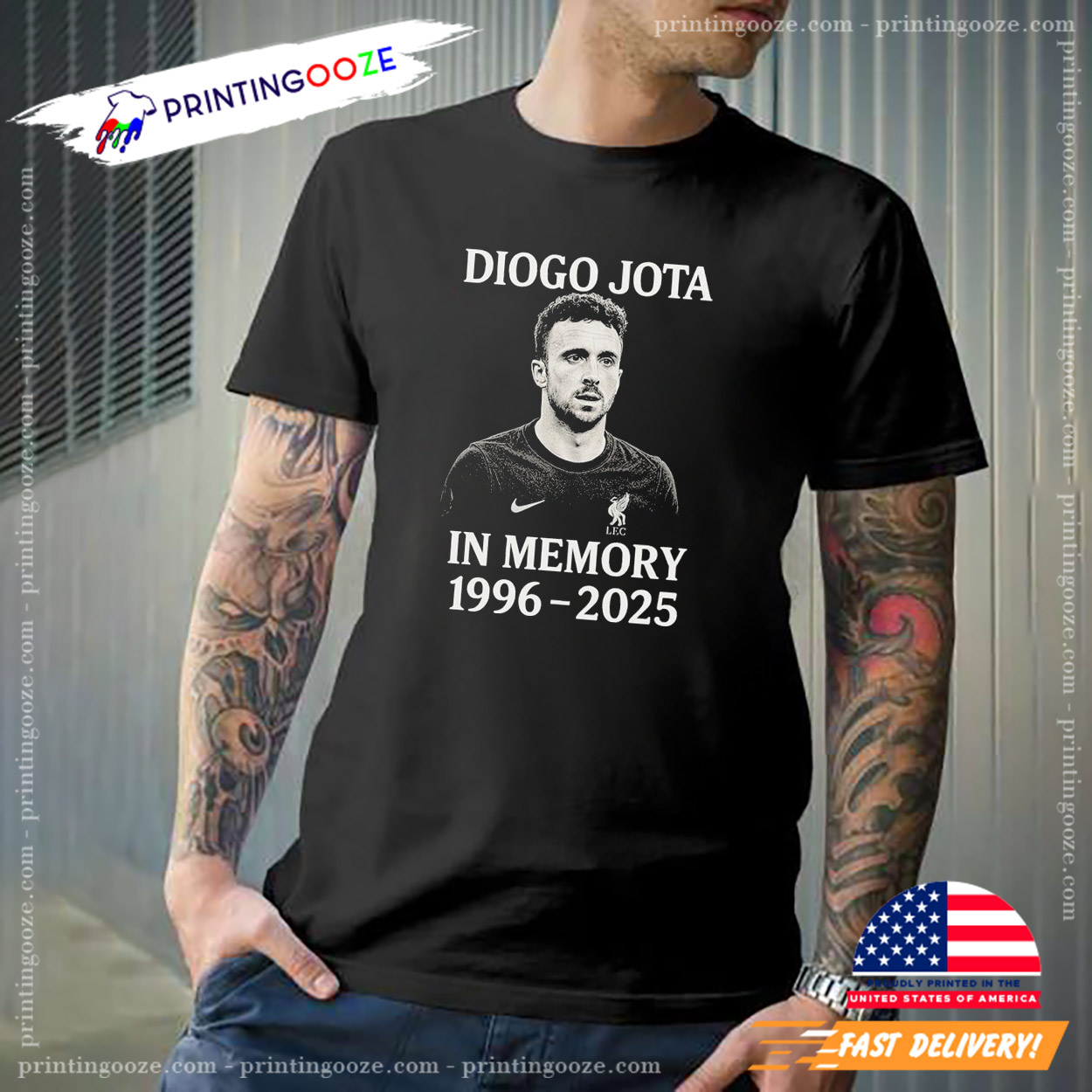 Liverpool Diogo Jota In Memory 1996-2025 T-shirt Liverpool Diogo Jota In Memory 1996-2025 T-shirt
