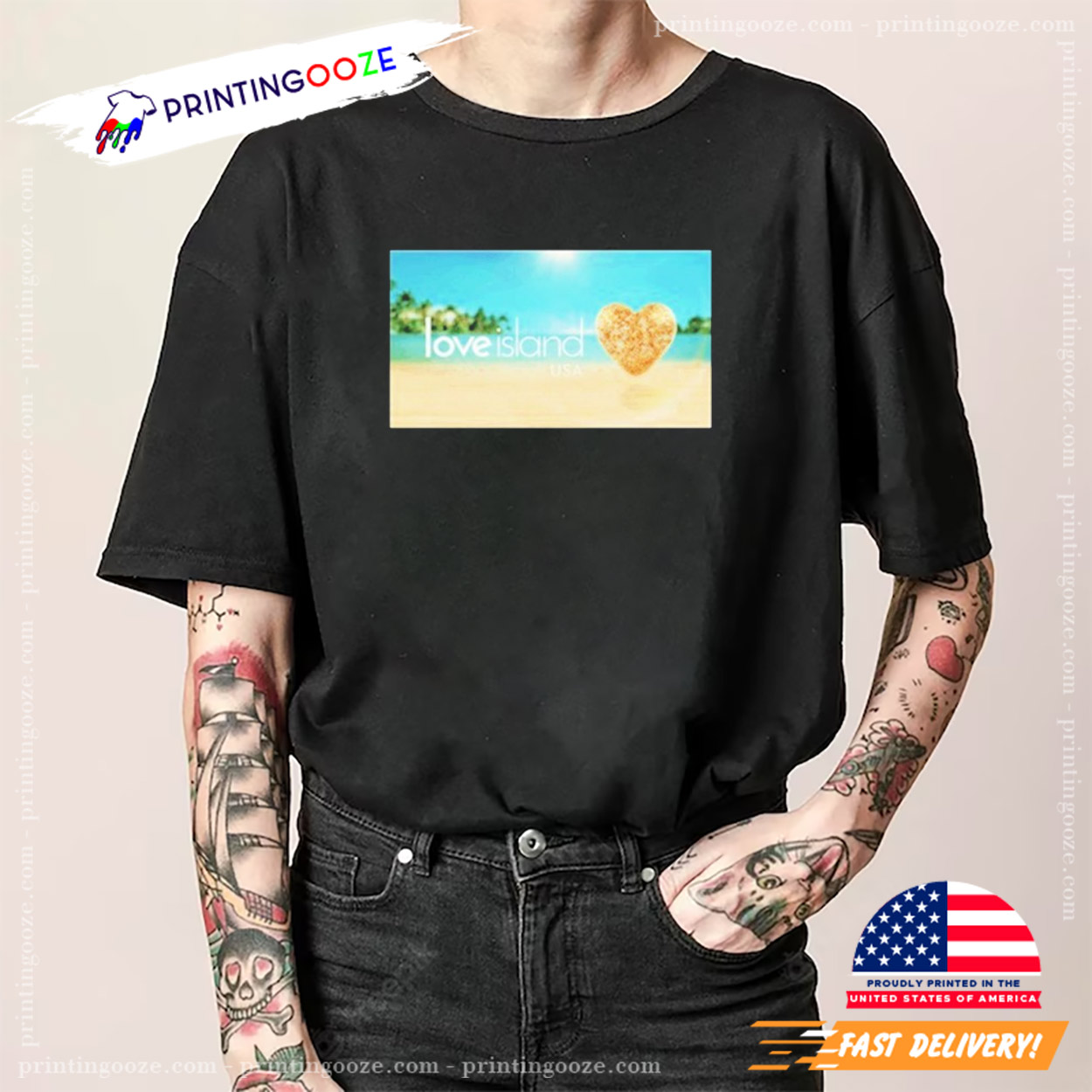 Love Island Summer Vacation Graphic Tee Love Island Summer Vacation Graphic Tee