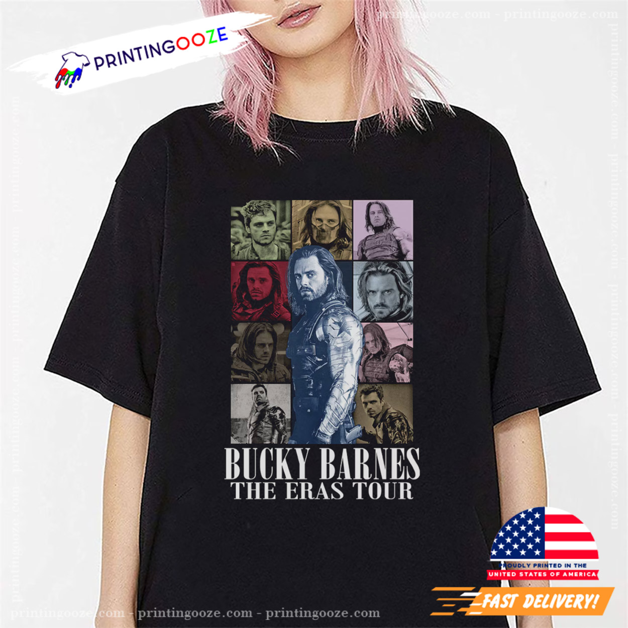 MARVEL Bucky Barnes The Eras Tour Shirt MARVEL Bucky Barnes The Eras Tour Shirt