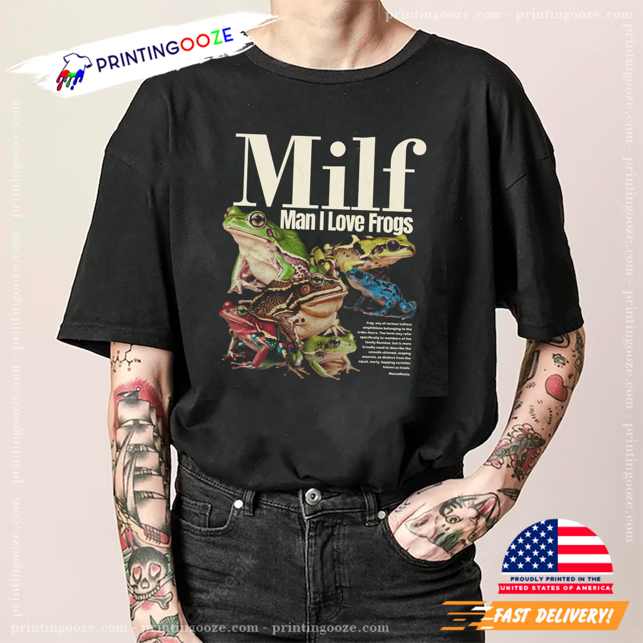 Man I Love Frogs MILF Funny Sex Joke Shirt Man I Love Frogs MILF Funny Sex Joke Shirt