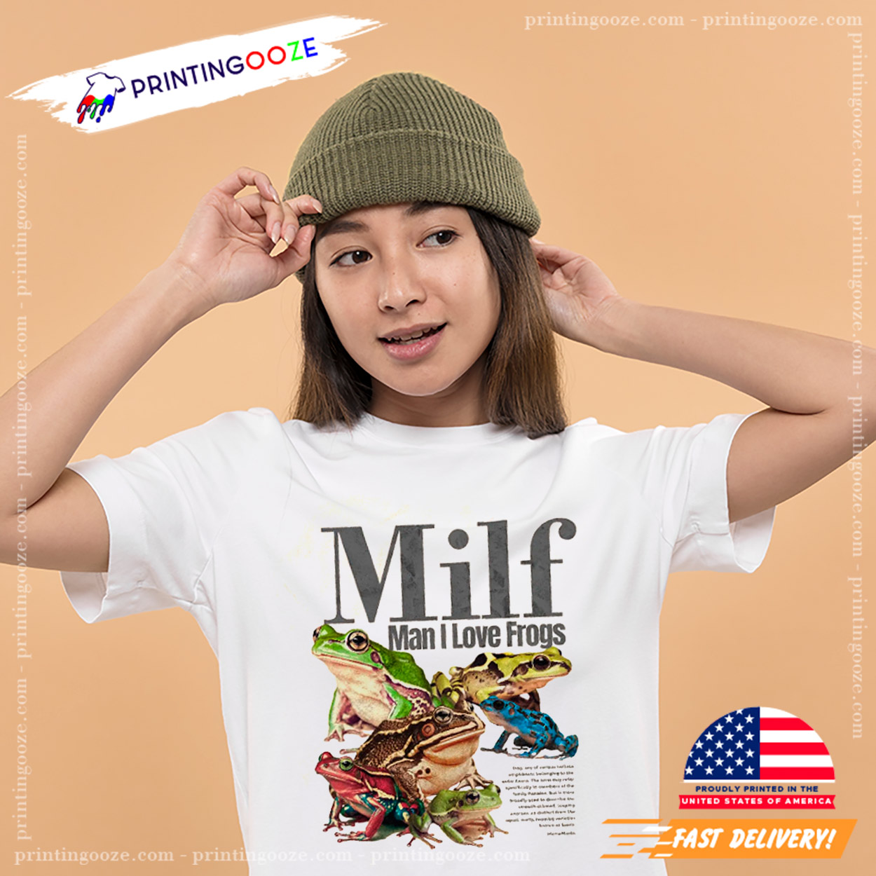 Man I Love Frogs Milf Meme Frog T-shirt Man I Love Frogs Milf Meme Frog T-shirt