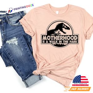 Motherhood Is A Walk In The Park Mother's Day Gift Shirt 1