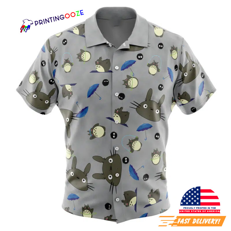 My Neighbor Totoro Ghibli Pattern Hawaiian Shirt My Neighbor Totoro Ghibli Pattern Hawaiian Shirt