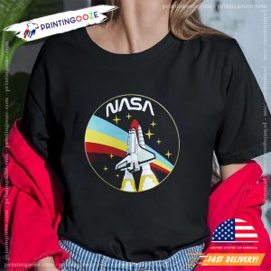Nasa Spaceship Launch Happy National Moon Day Shirt 2