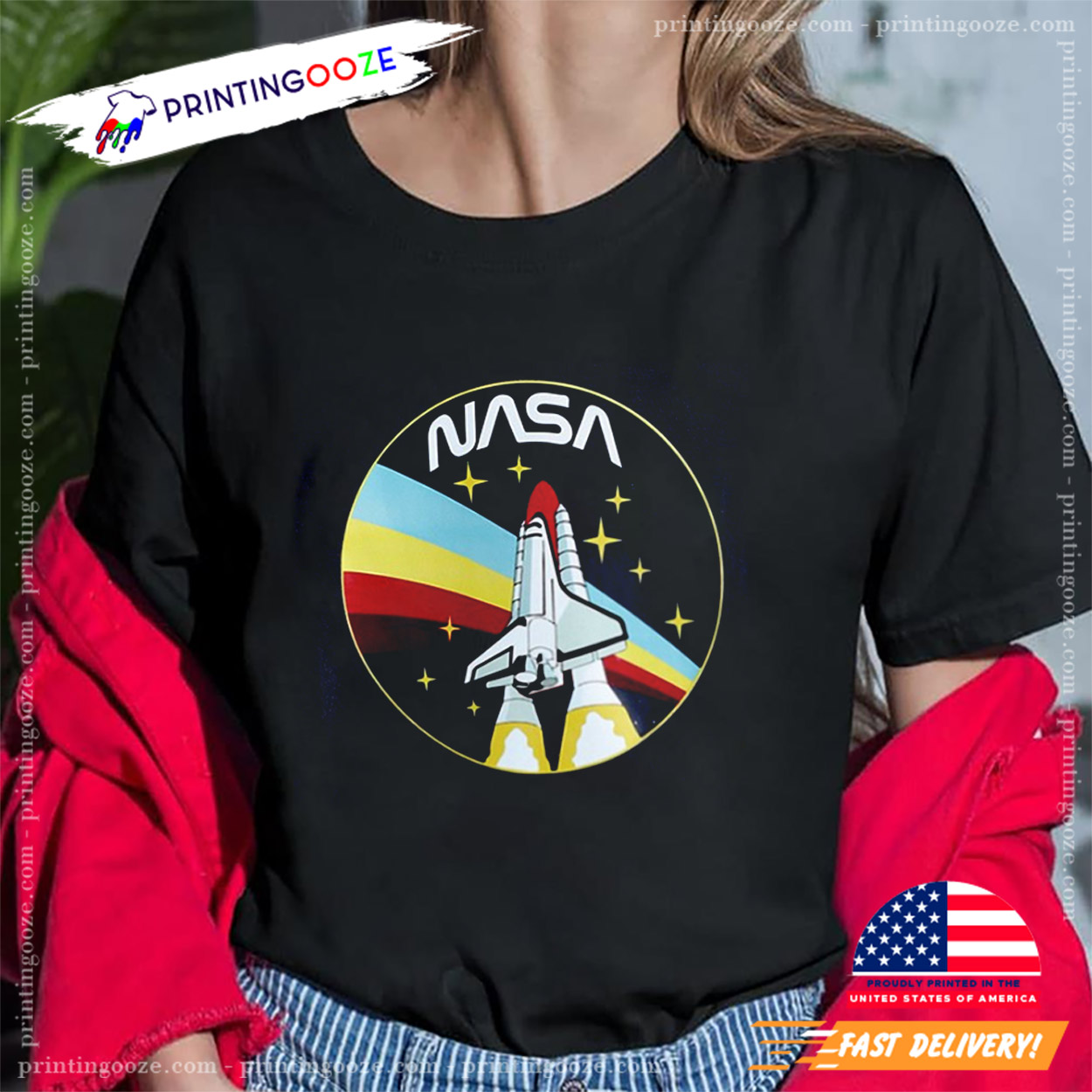 Nasa Spaceship Launch Happy National Moon Day Shirt Nasa Spaceship Launch Happy National Moon Day Shirt