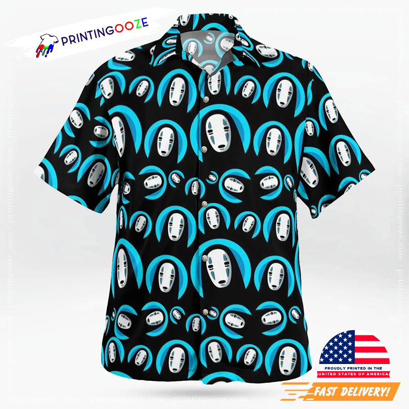 No Face Spirited Away Hawaiian Shirt No Face Spirited Away Hawaiian Shirt
