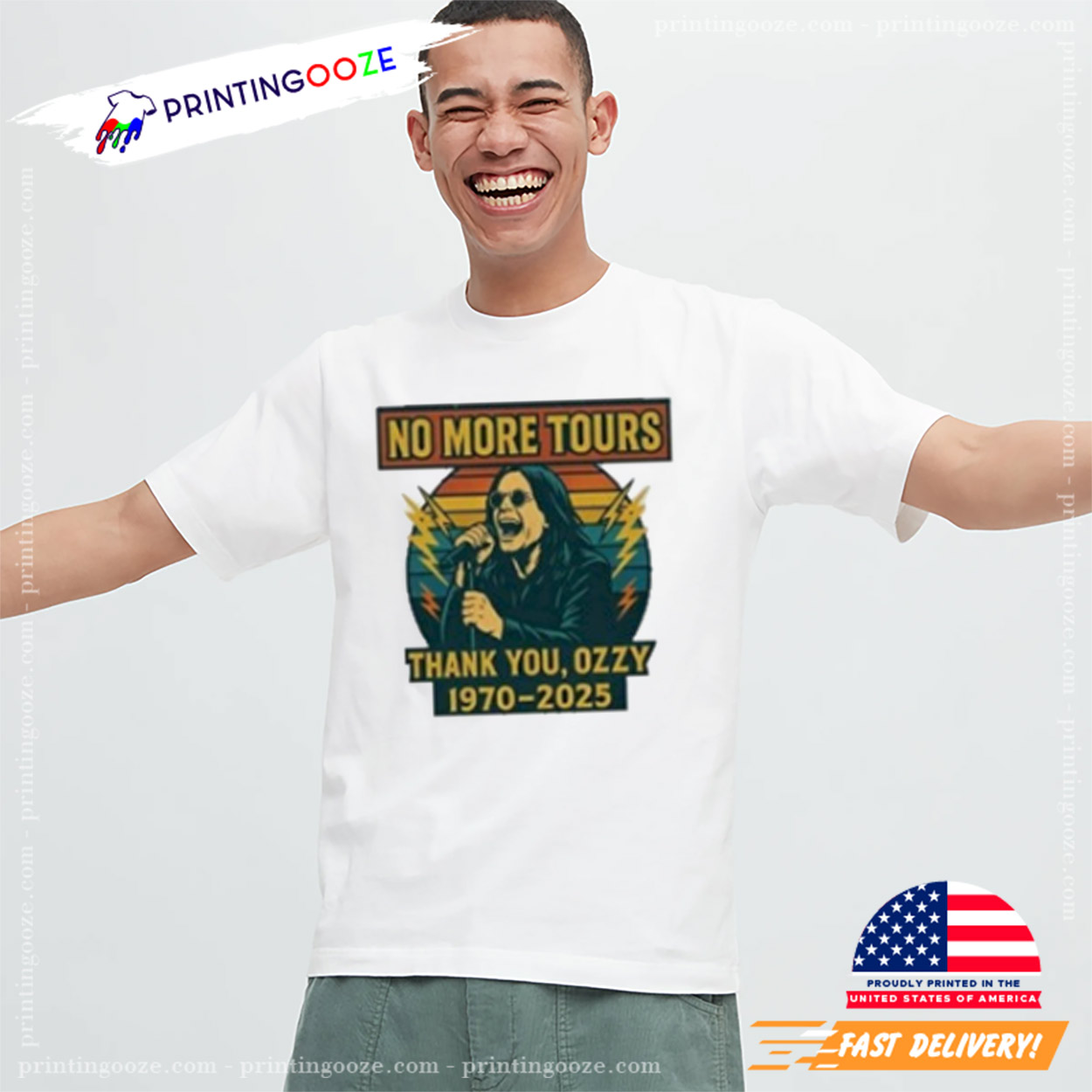 No More Tours Thank You Ozzy Osbourne Rip 1970-2025 T-Shirt No More Tours Thank You Ozzy Osbourne Rip 1970-2025 T-Shirt