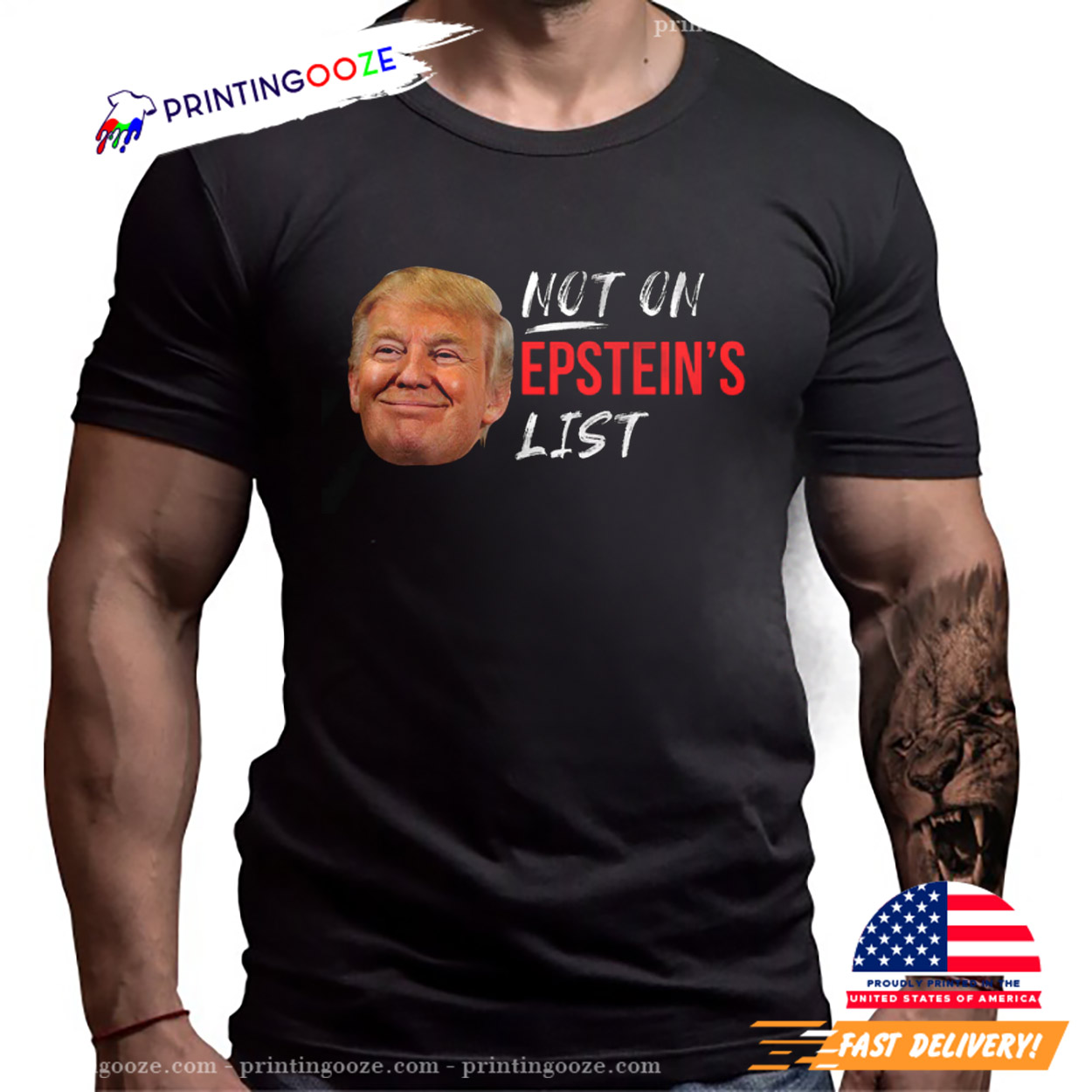 Not On Epstein List Funny Trump Head Shirt Not On Epstein List Funny Trump Head Shirt
