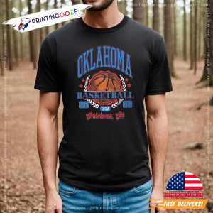 Oklahoma Basketball 2008 Vintage Style T shirt 2