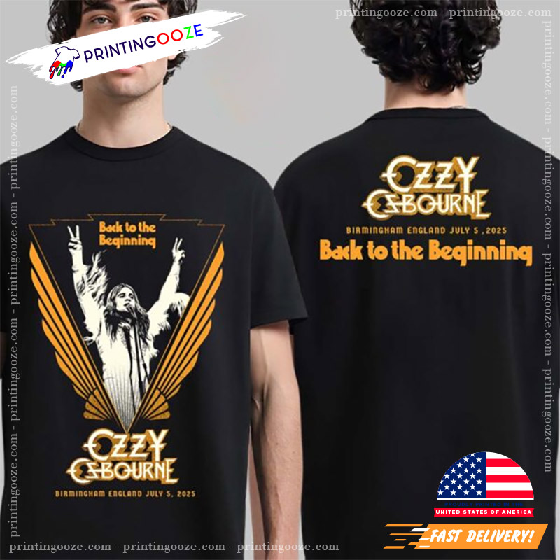 Ozzy Osbourne Back To The Beginning The Final Show Fans Tee Ozzy Osbourne Back To The Beginning The Final Show Fans Tee