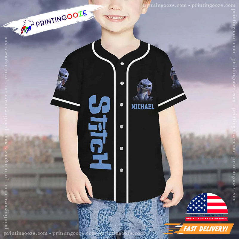 Personalize Disney Stitch 2025 Baseball Jersey Personalize Disney Stitch 2025 Baseball Jersey