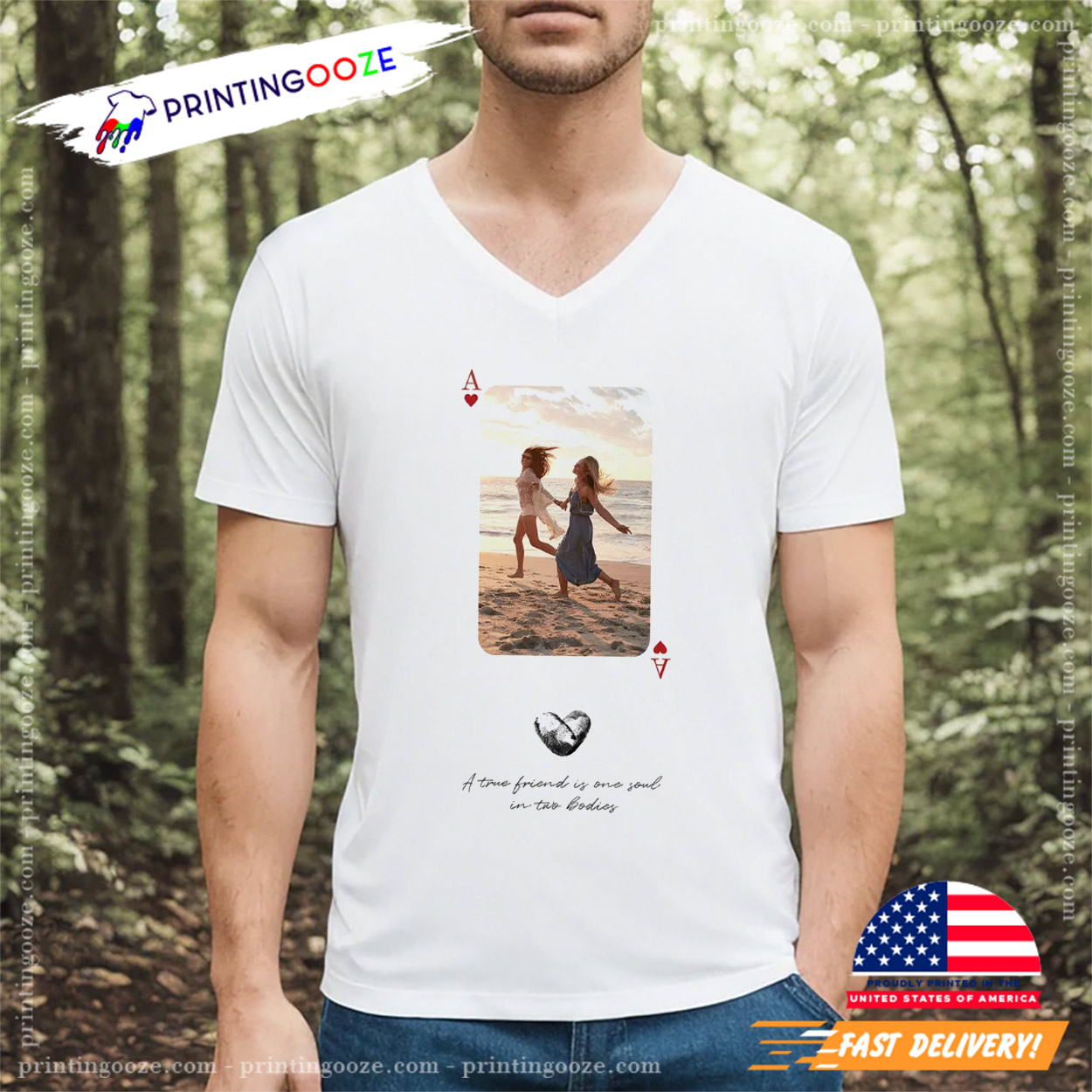 Personalized ACE Card Best Friend Forever Shirt Personalized ACE Card Best Friend Forever Shirt