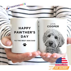 Personalized Father's Day Dog Dad Mug