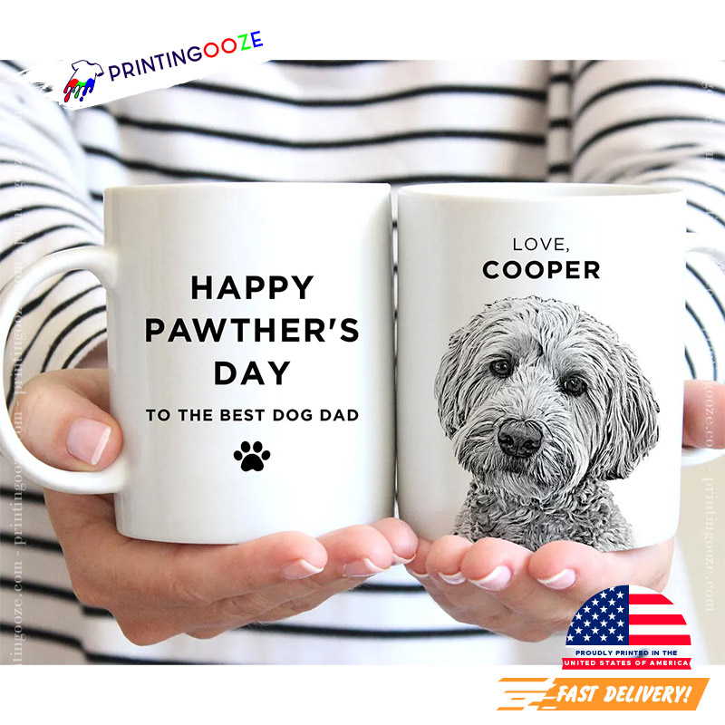 Personalized Father's Day Dog Dad Mug Personalized Father's Day Dog Dad Mug