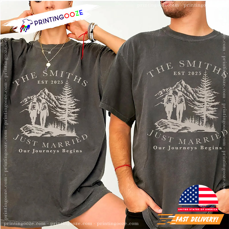 Personalized Mountain Adventure Hiking Comfort Colors Tee Personalized Mountain Adventure Hiking Comfort Colors Tee