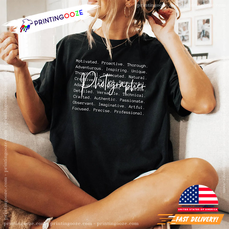 Photographer Words Happy World Photography Day Shirt Photographer Words Happy World Photography Day Shirt