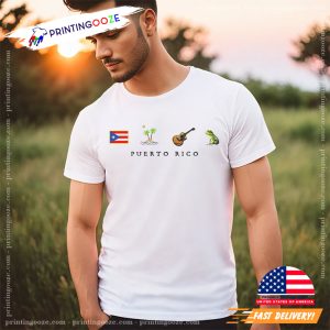 Puerto Rico Palm Tree Summer Vibes Shirt 1