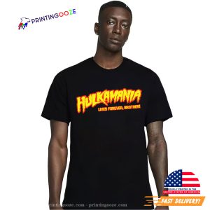 RIP Hulk Hogan Hulkamania Lives Forver T-shirt 1