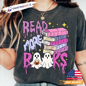Read More Books Spooky Book Club T-shirt 1