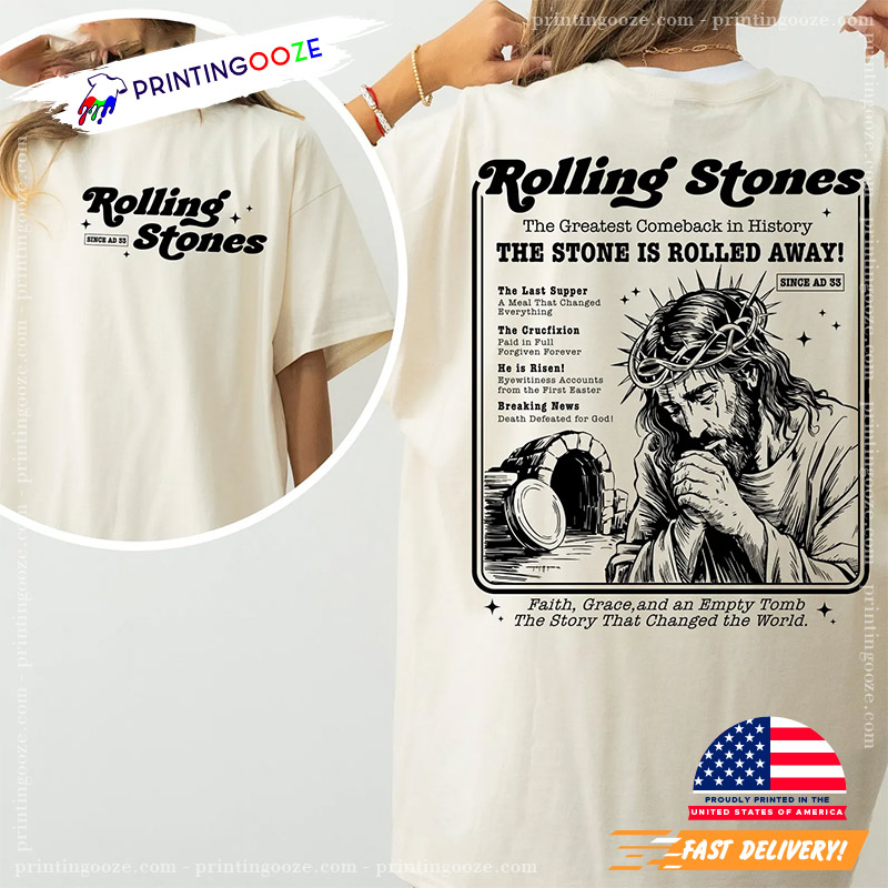 Rolling Stones Comeback Crying Jesus Comfort Colors Tee Rolling Stones Comeback Crying Jesus Comfort Colors Tee