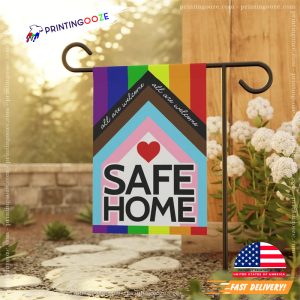 Safe Home lgbtq pride flag