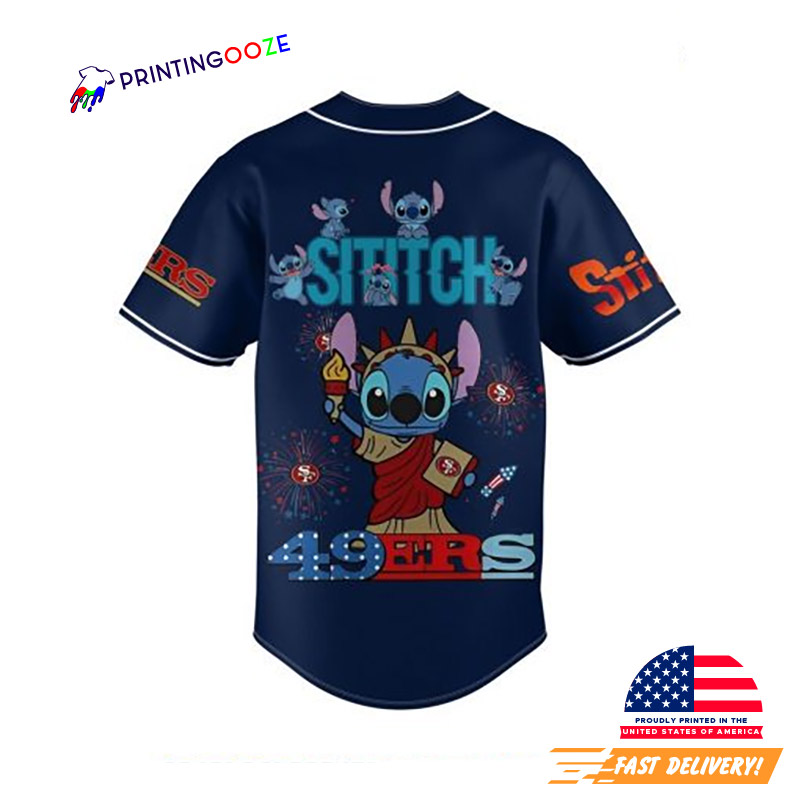 San Francisco 49ers NFL X Stitch Baseball Jersey San Francisco 49ers NFL X Stitch Baseball Jersey