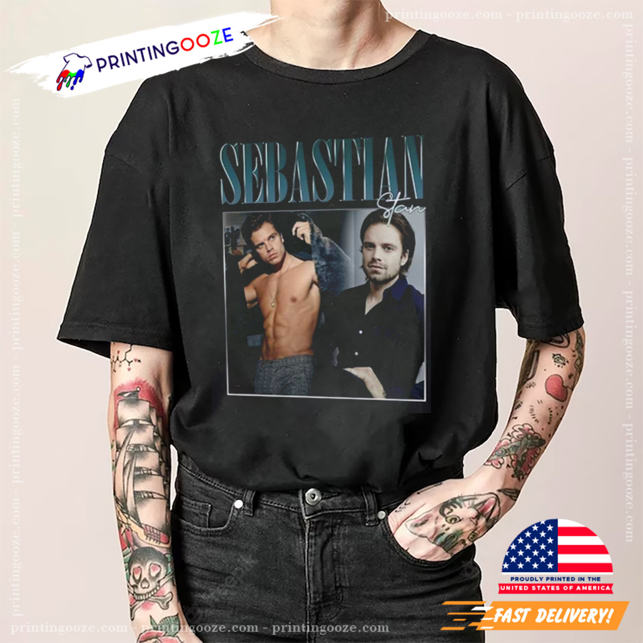 Sexy Sebastian Stan Winter Soldier Shirt Sexy Sebastian Stan Winter Soldier Shirt