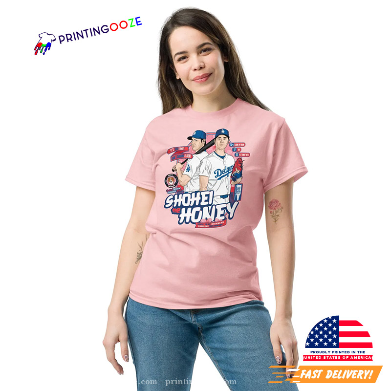 Shohei Ohtani The Honey Manga Style LA Dodgers Shirt Shohei Ohtani The Honey Manga Style LA Dodgers Shirt