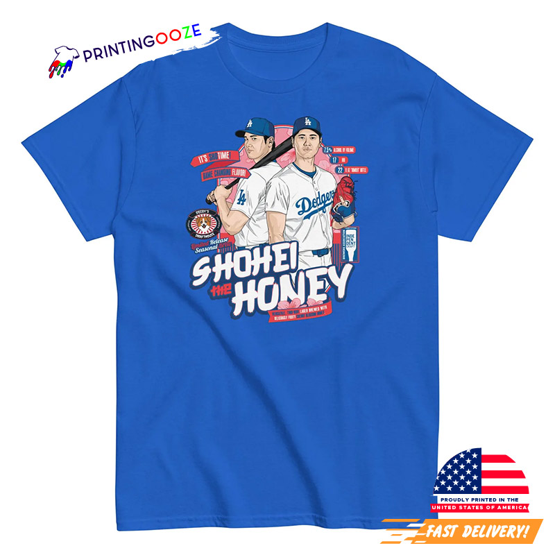 Shohei Ohtani The Honey Manga Style LA Dodgers Shirt Shohei Ohtani The Honey Manga Style LA Dodgers Shirt