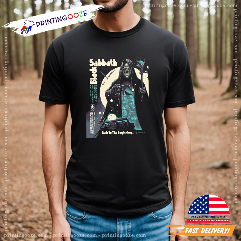 Skeleton Black Sabbath The Final Show 2025 T-shirt Skeleton Black Sabbath The Final Show 2025 T-shirt
