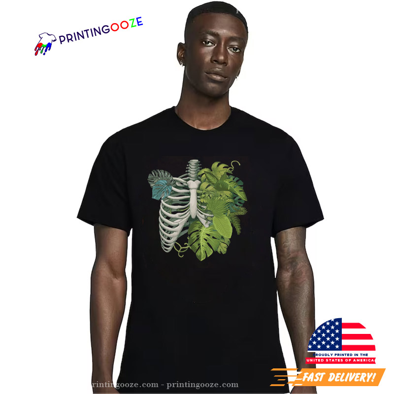 Skeleton Plant Body Monstera Shirt Skeleton Plant Body Monstera Shirt