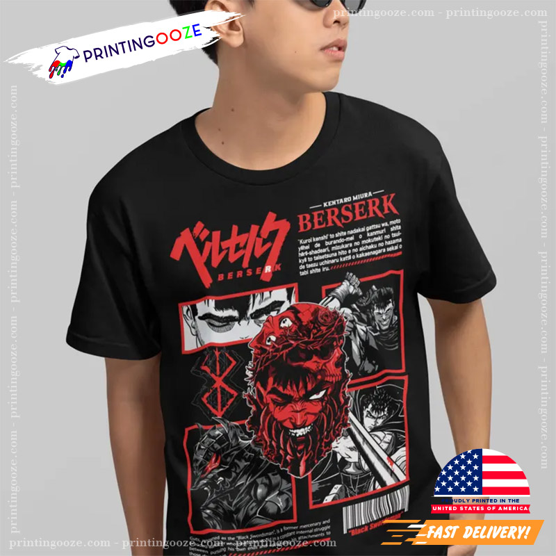Skull Knight Berserk Anime Manga Shirt Skull Knight Berserk Anime Manga Shirt
