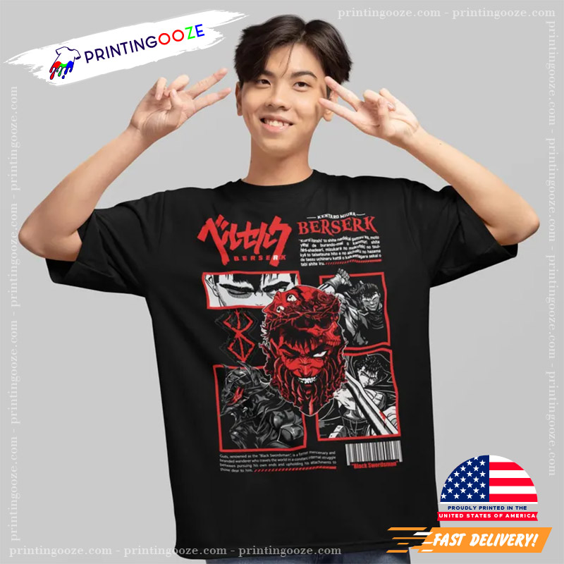 Skull Knight Berserk Anime Manga Shirt Skull Knight Berserk Anime Manga Shirt