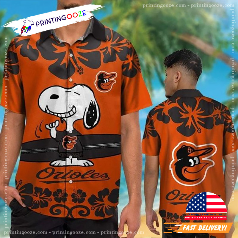 Snoopy Dog Baltimore Orioles MLB Hawaiian Shirt Snoopy Dog Baltimore Orioles MLB Hawaiian Shirt