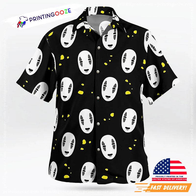 Spirited Away No Face Hawaiian Shirt Spirited Away No Face Hawaiian Shirt