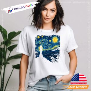Starry Night King Chess Happy international chess day Shirt 3