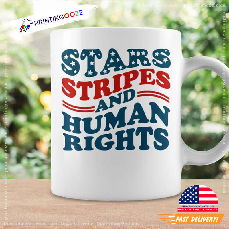 Stars Stripes And Human Rights Womens Equality Day Mug Stars Stripes And Human Rights Womens Equality Day Mug