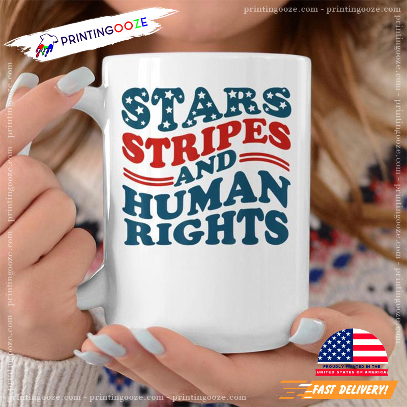 Stars Stripes And Human Rights Womens Equality Day Mug Stars Stripes And Human Rights Womens Equality Day Mug