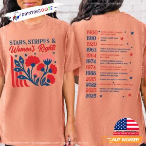 Stars Stripes And Women's Rights Historical Comfort Colors Tee 1