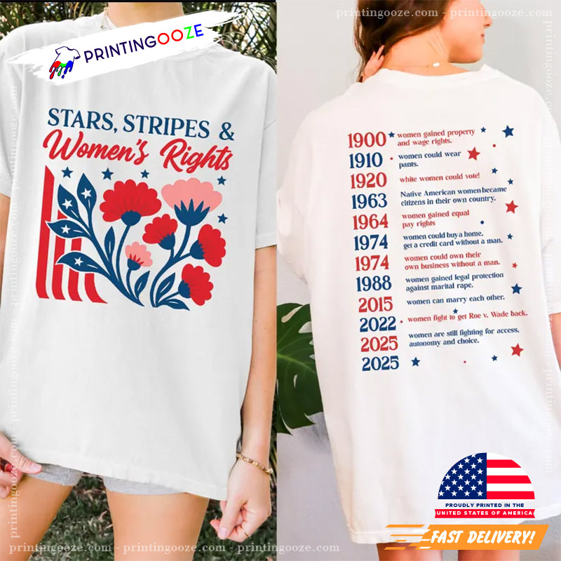 Stars Stripes And Women's Rights Historical Comfort Colors Tee Stars Stripes And Women's Rights Historical Comfort Colors Tee