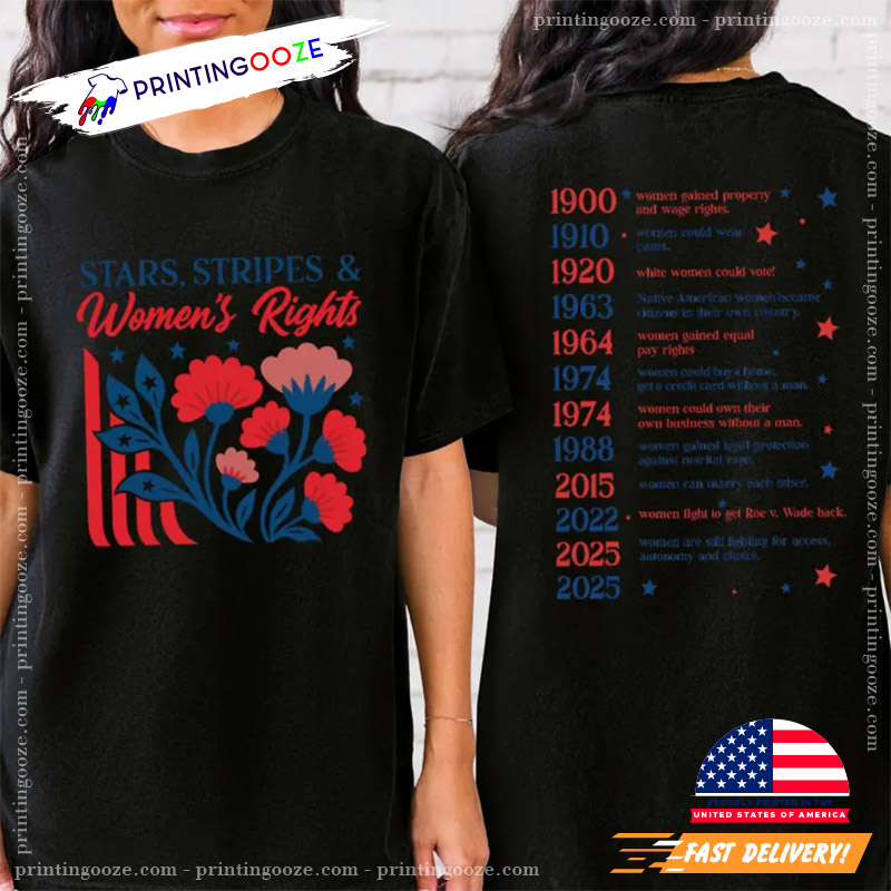 Stars Stripes And Women's Rights Historical Comfort Colors Tee Stars Stripes And Women's Rights Historical Comfort Colors Tee