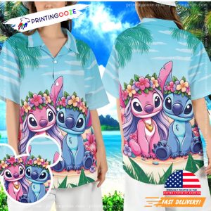 Stitch and Angel The Mother Day Hawaiian Shirt