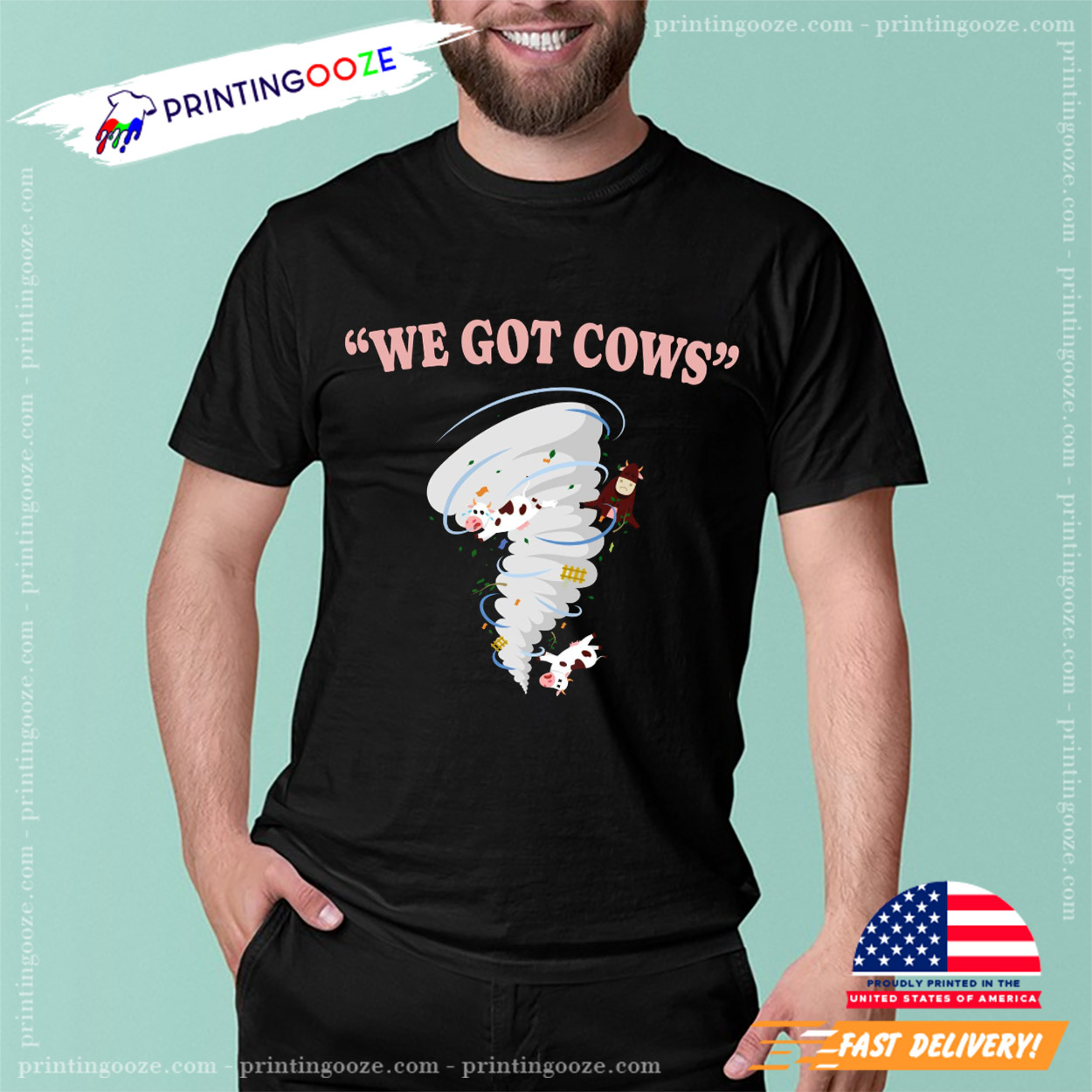 Storm Tornado Twister Hurricane Weather We Got Cows Funny T-Shirt Storm Tornado Twister Hurricane Weather We Got Cows Funny T-Shirt