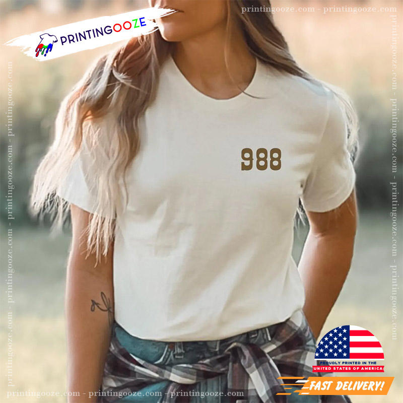 Suicide Awareness 988 Mental Health 2 Sided Shirt Suicide Awareness 988 Mental Health 2 Sided Shirt