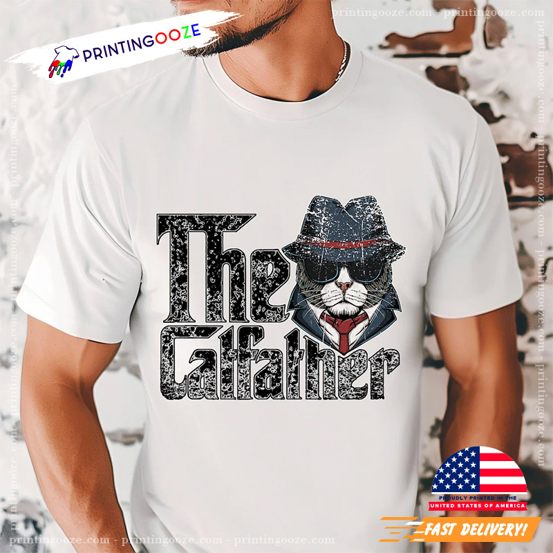 The Catfather Funny Mafia Cat Day Shirt The Catfather Funny Mafia Cat Day Shirt